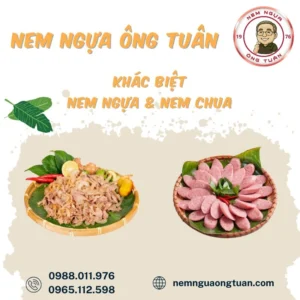 khac biet nem ngua va nem chua