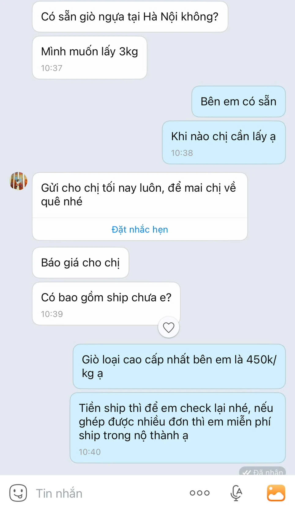 Khach dat gio tai Ha Noi
